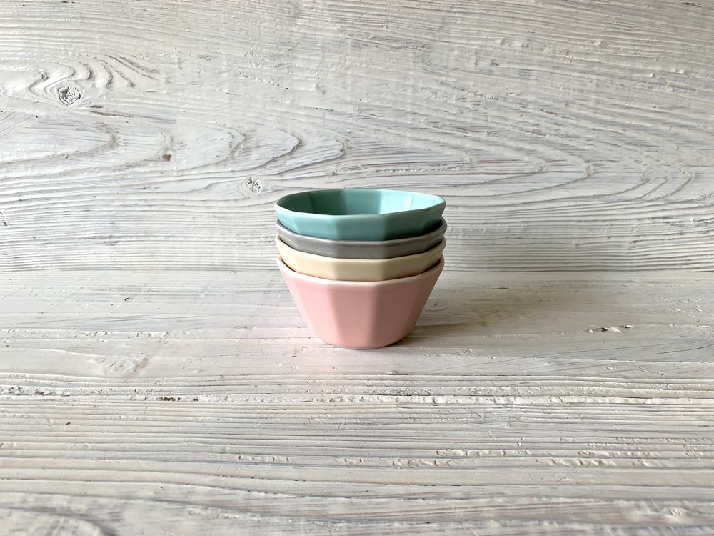 面取りボール S ライトカラーズ 波佐見焼 重山陶器 お家カフェ