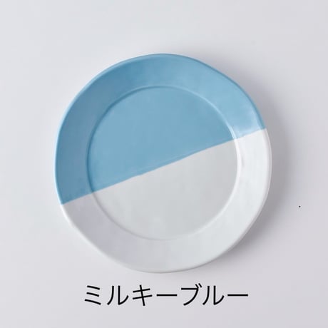 【アウトレット】ROXY ココア 21cmプレート ココアハーフ 陶器 全5色 波佐見焼 佐見焼 おしゃれ  レンジ対応 食洗機対応  食器