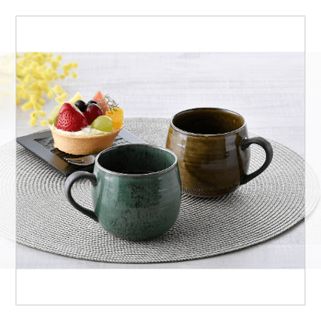 ROXY ココア マグカップ 和モダンでかわいいマグカップ  波佐見焼 陶器 皿 おしゃれ  レンジ対応 食洗機対応 プレート 食器 ブランド ギフト プレゼント 贈り物