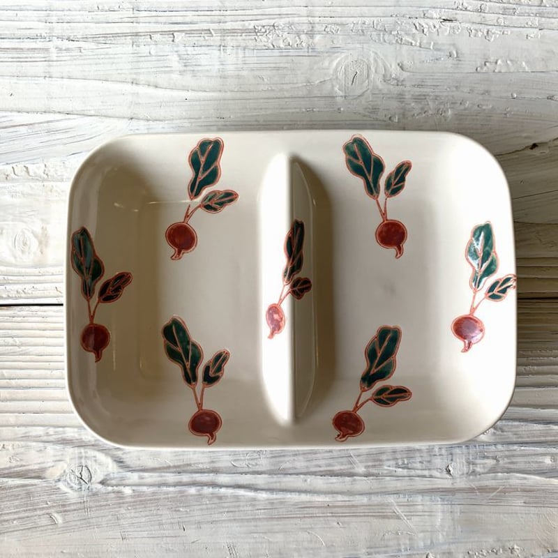 皿 フレッシュアート ランチプレート 毎日の食卓にフィットするモダン