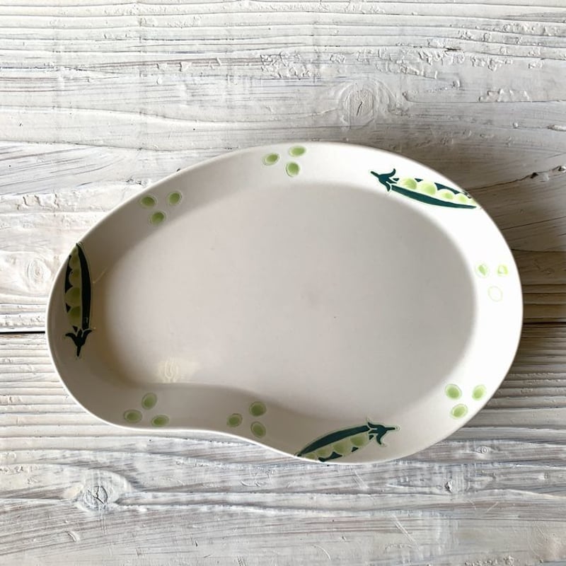 皿 フレッシュアート ビーンプレートL 毎日の食卓にフィットするモダン