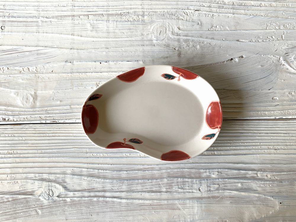 皿 フレッシュアート ビーンプレートS 毎日の食卓にフィットする