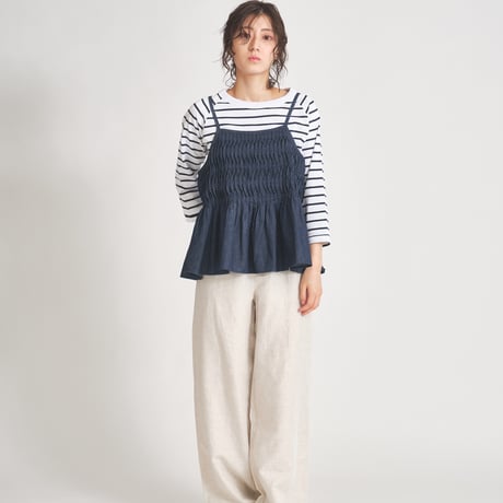 Zaku.Block ペインティング リネンズボン Zaku.Block ペインティング リネンズボン Zaku.Block ペイン