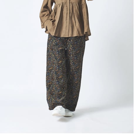 Zaku.Block ペインティング リネンズボン Zaku.Block ペインティング リネンズボン Zaku.Block ペイン