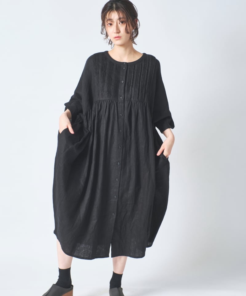 サンサンタ様【極美品】HARDY NOIR ボトルネックコクーンワンピ ゆったり ボトルネックコクーンスリーブワンピース | LANVIN en Bleu
