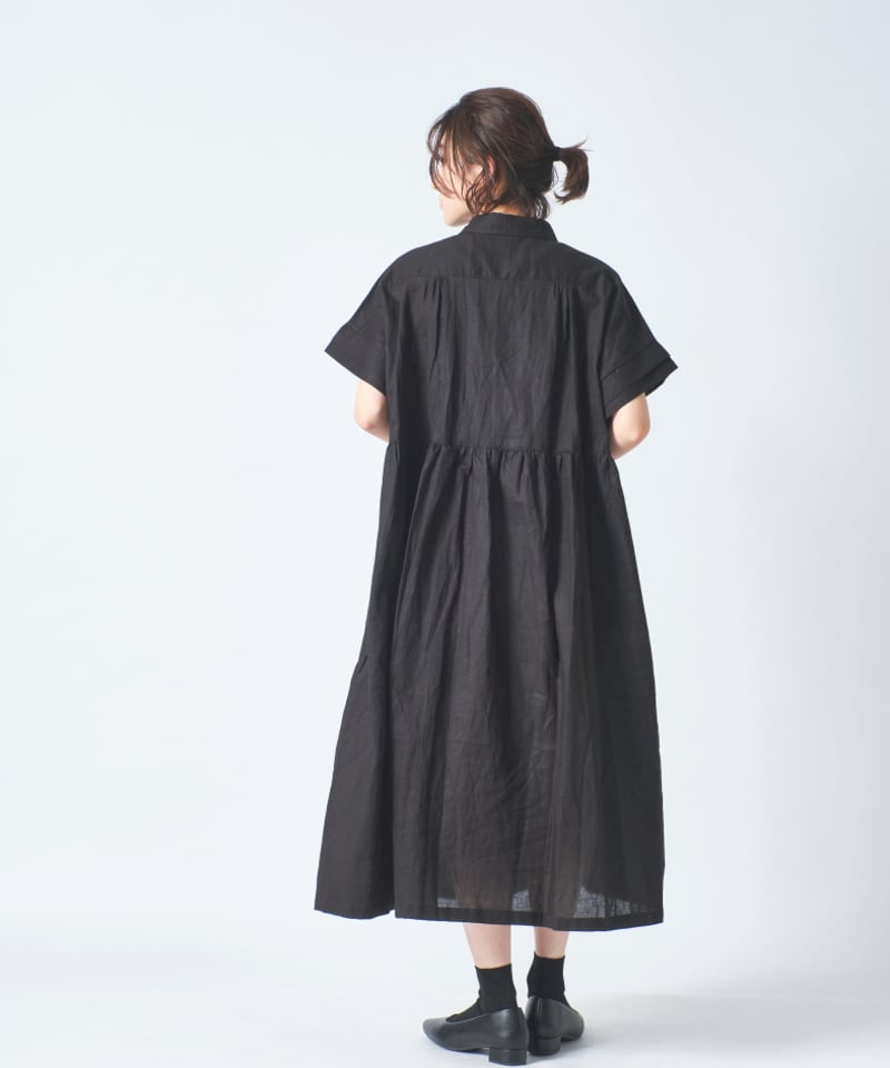 サエラアキアカネ ワンピース 半袖部屋着 大きいサイズ][15号 19号 ]SUPER HAKKA×さかたきよこ 80ボイル