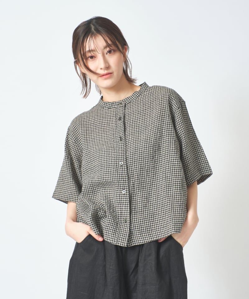くうリバティ使用ブラウス Liberty Print Shirring Blouse | Pasand by ne Quittez pas