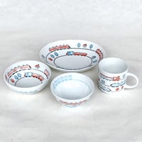 Kids Tableware Set（Train） / Mino ware