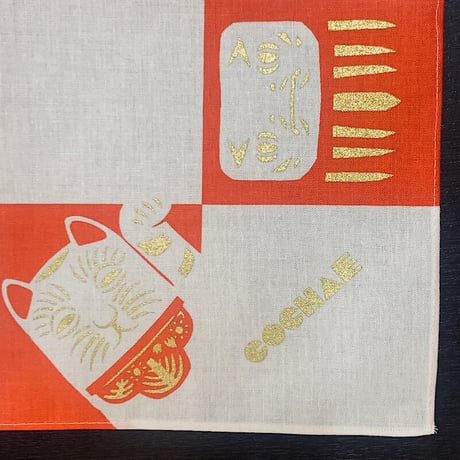 Furoshiki (wrapping cloth)  lucky pattern design   / Wazakka