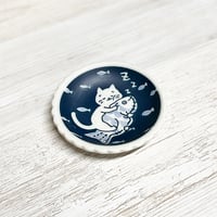 SundayCat Plate（SS）Biscuit-Shaped （minoware） / サンデーキャットビスケット型 プレート（SS）（美濃焼き）