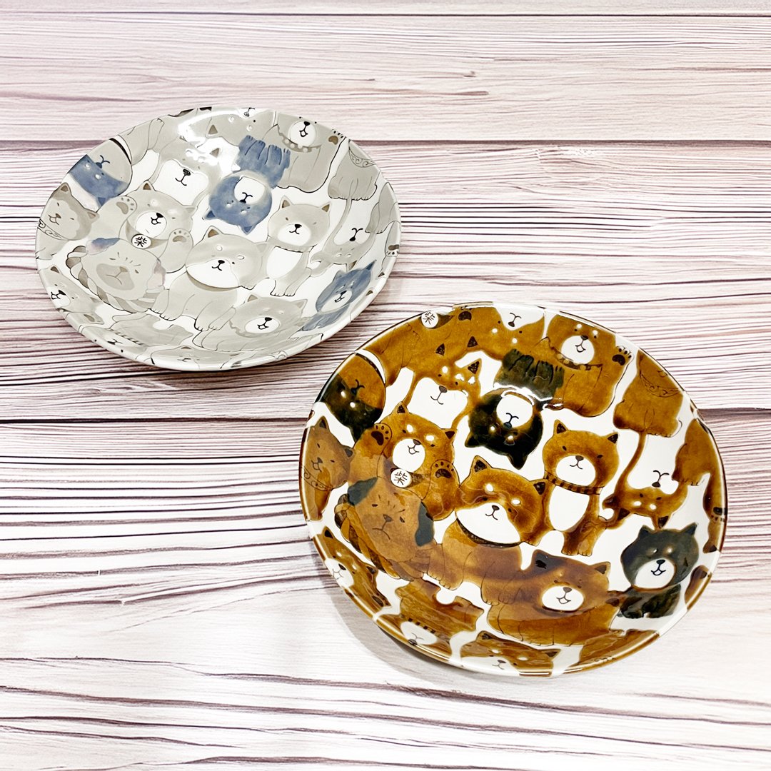 Wan Wan Japan Bowl / わんわんジャパン 深皿 | watsuha