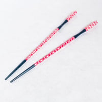 pentagon chopsticks（japanese pattern・hemp）  / 五角 紅麻 樹脂製箸