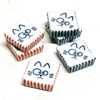 Chopstick rest （Square Cat）/ 箸置き 正角とら猫