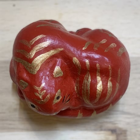 Clay bell（tiger motif）  /  Wazakka