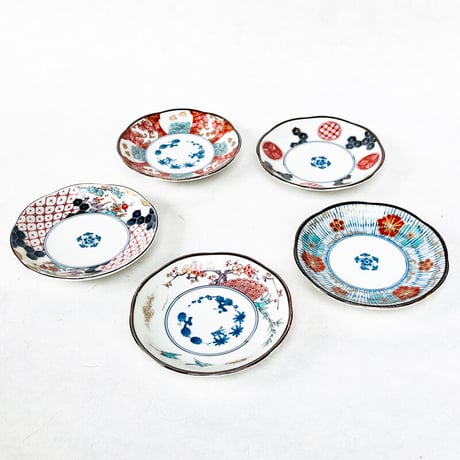 Traditional Japanese patterns Small plate（5pieces）   / minowere