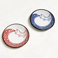 Edo Dinosaur Small Plate （Mino Ware） / 江戸っ子恐竜 祥瑞竜 豆皿（美濃焼き）