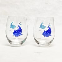 JINBEI Glass cup（2 cup set ・with box） / JINBEI ガラスコップ（2個セット箱付き）