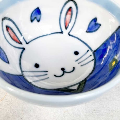 Children's  Rice-bowl （rabbit）/ Aritawere
