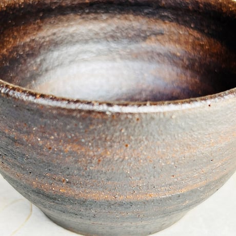 Handmade Yachimun Teacup（blown） / Okinawa pottery
