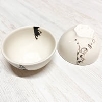 Cat paw  Rice-bowl / ぶらさがり猫肉球ボウル（有田焼）