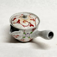 Arabesque patterne Japanese Teapot /  片手急須 唐草小花