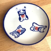 Beckoning cat・Fish / Plate（S） / ceramics