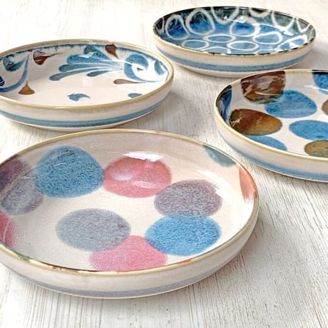 BrushBlue Pasta Bowl（Mino ware）/ BrushBlue 筆青 パスタボウル（美濃焼き）