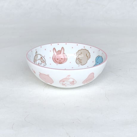 Kids Tableware Set（Animal face） / Mino ware