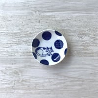 CAT×DOTS Plate（SS） / ねこ×水玉 小皿