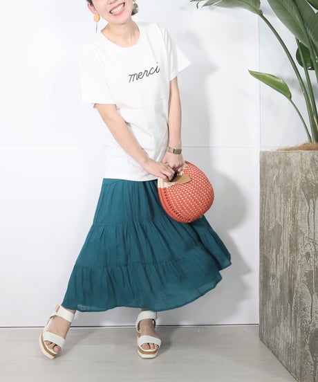 【イエベ春秋＆ブルべ夏冬】筆記英字シンプルロゴTシャツ（３色）