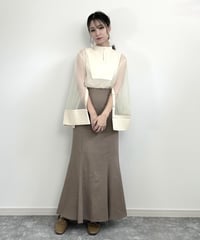 【イエベ春秋】リネンマーメイドスカート