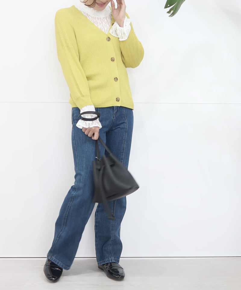 セミフレアデニムパンツS インディゴ セミフレアデニムパンツ | デニムパンツ | NOELA OFFICIAL WEB STORE