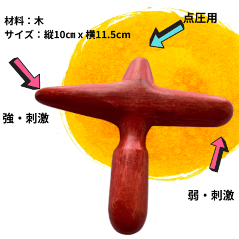 つじこさま専用 棒1種(T字）＋クリーム】🔰足つぼ屋さんゴッコセット | 京のつぼ by 足