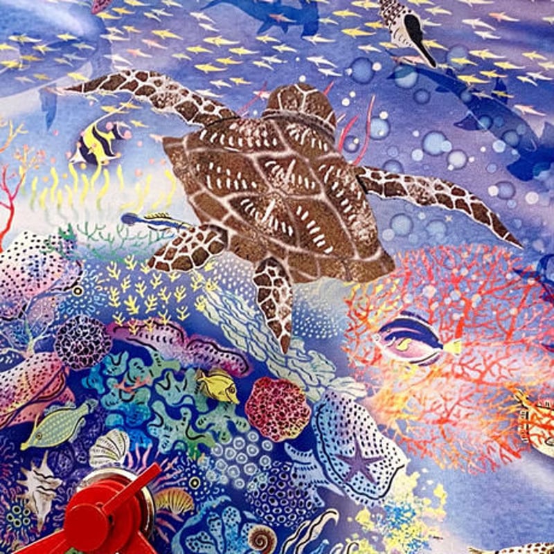 海を切り抜いたような置き時計】 | 光の切り絵STORE