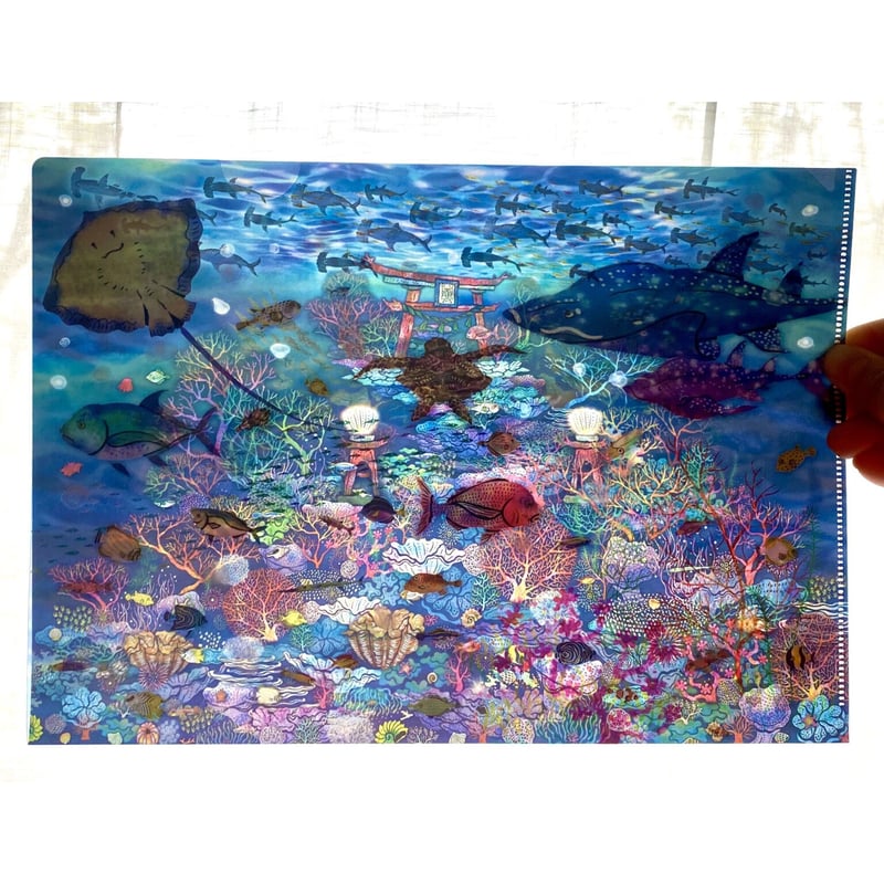 絵が変わるクリアファイル】4種類のセット | 光の切り絵STORE