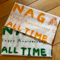 New Goods "50サイ"手ぬぐい♪ (チャー絆 あきちゃんの絵と字)