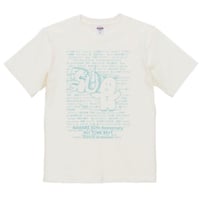New Goods "50サイ"Tシャツ♪(絵 : チャー絆 あきちゃん、デザイン : 亙P)