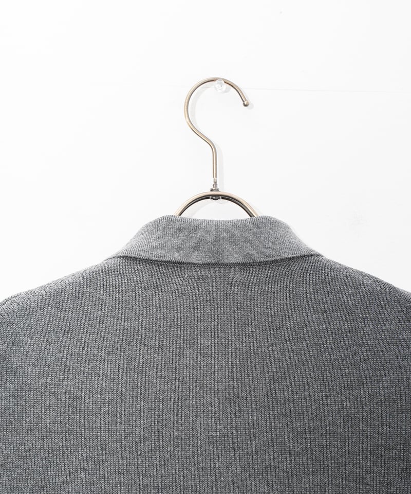 frayi.d フレイアイディー　ポロカラーノースリニットジレ　グレー　GRY FRAY I.D｜ノースリポロニットジレ | Rakuten Fashion(楽天