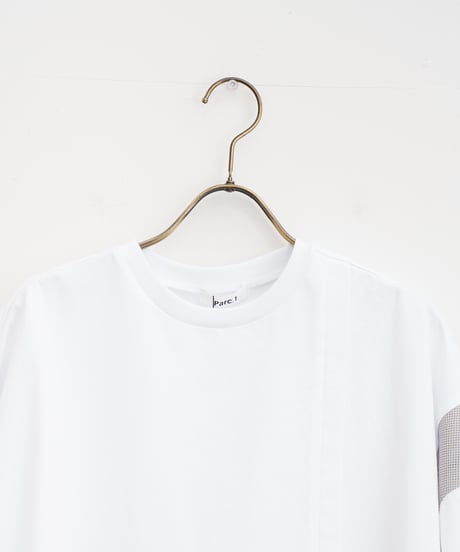 【Parc.1】タフタ×メッシュトップス＿250510008307