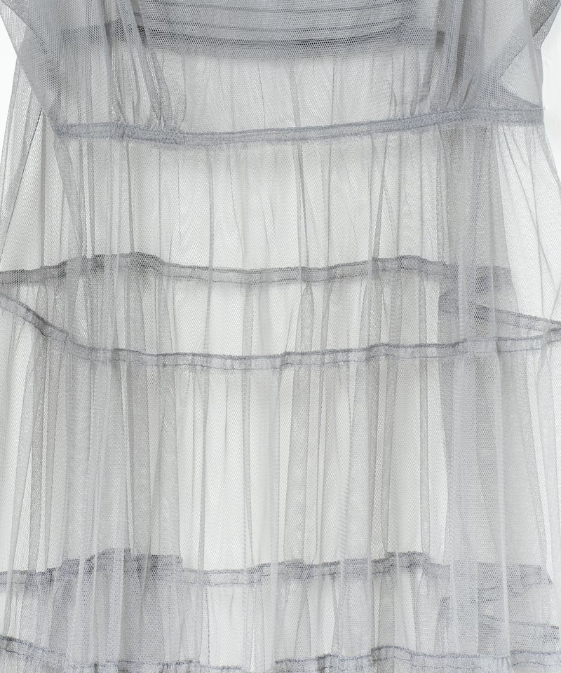 COCO DEAL】ニットセットチュールティアードワンピース_241227000259 |