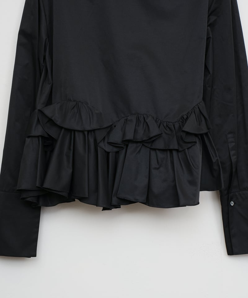 【新品・未使用】MARILYNMOON スパイラルラッフルブラウス 新品・未使用】MARILYNMOON スパイラルラッフルブラウス - トップス新着