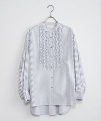 【MARILYN MOON】Modern tuck frill blouse_240127005630