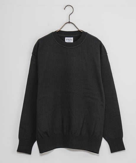 【Yonetomi〈unisex〉】WAVE COTTON KNIT P/O〈SOLID〉_240727009869