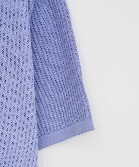 【Yonetomi〈unisex〉】COTTON SUKASHI KNIT S/T_250422006843