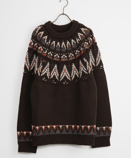 【COOHEM〈men's〉】NORDIC KNIT P/O