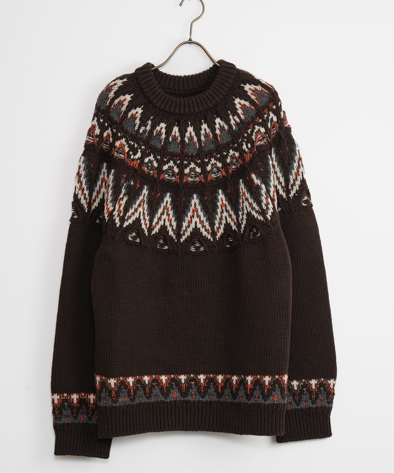 COOHEM〈men's〉】NORDIC KNIT P/O | EGAMI OFFICIAL