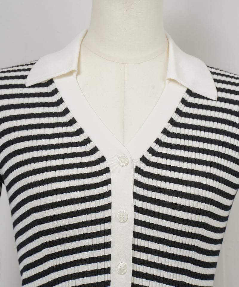 FRAY I.D】オープンカラーポロセットワンピース_250214002341