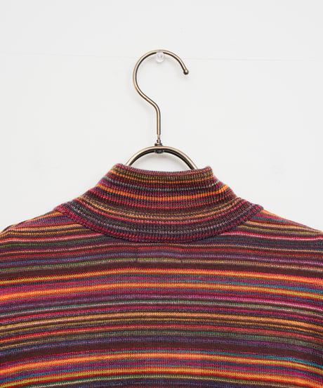 【COOHEM〈men's〉】MULTI KASURI TENJIKU KNIT PULLOVER_250802003318