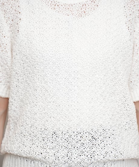 【COOHEM〈women's〉】CUPRO TAPE KNIT P/O_250228003390