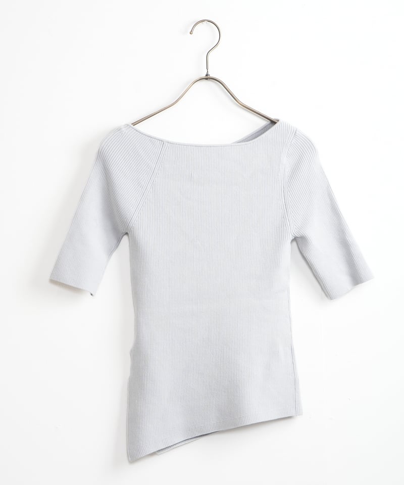 FRAY I.D／アシンメトリーデコルテリブニット FRAY I.D（フレイアイディー）の「アシンメトリーデコルテ